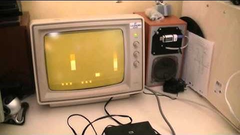 Homemade video pong console