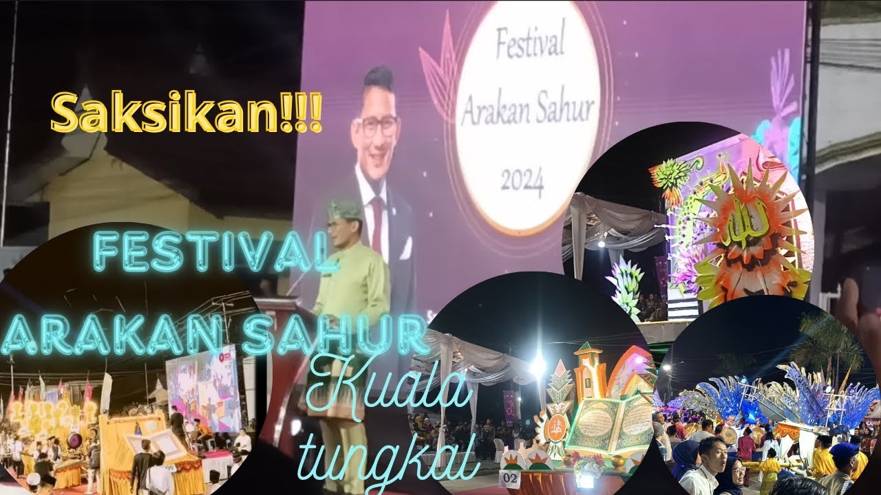 Saksikan Full Arakan Sahur yang sangat meriah di kuala tungkal