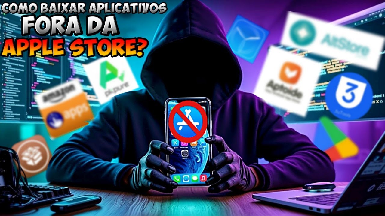 COMO BAIXAR APLICATIVOS FORA DA APPLE STORE NO IPHONE,IOS E IPAD EM 2025