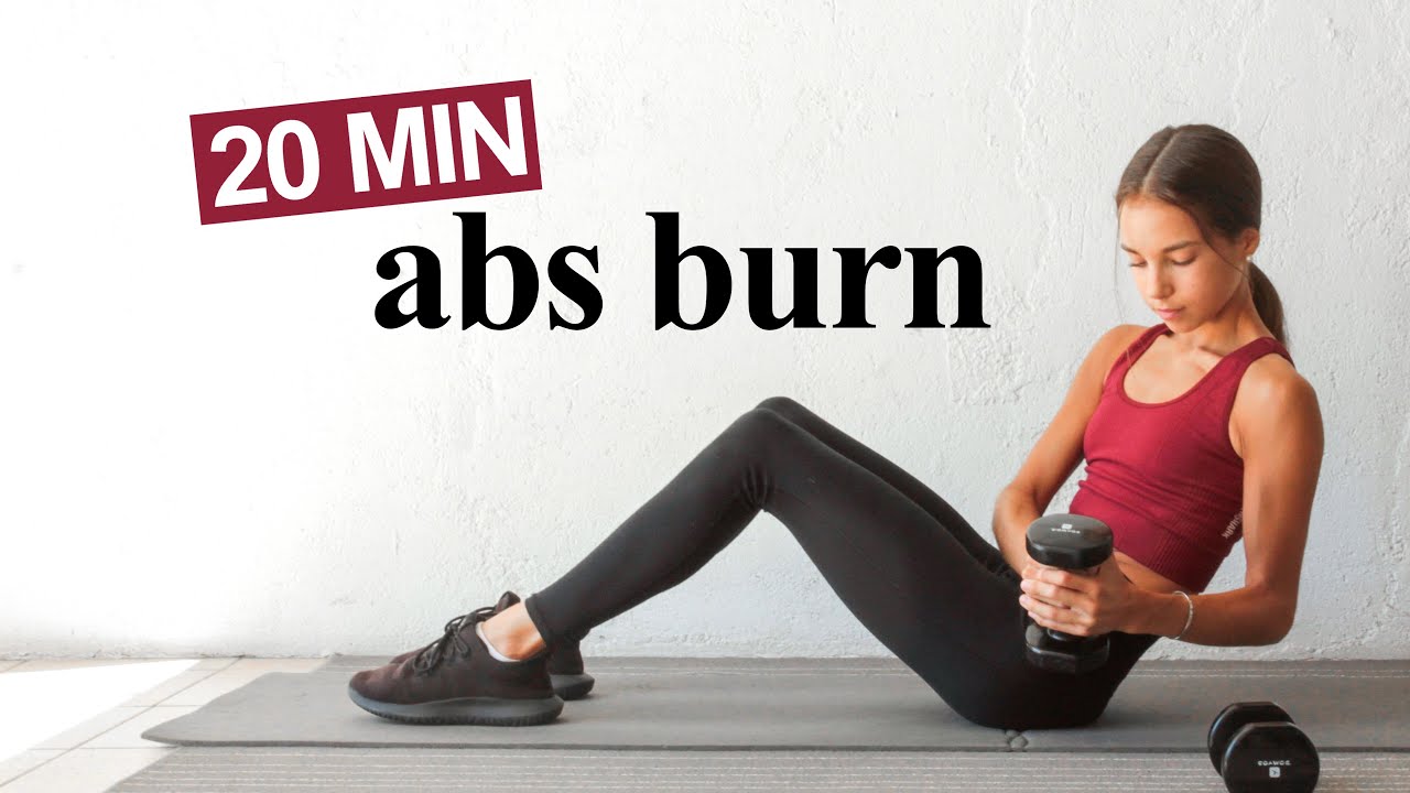 20 MIN AB WORKOUT  at home ab workout with weights