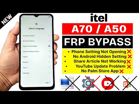 Itel A70 A50 GOOGLE FRP BYPASS 2025 Itel A70 A665L Frp Unlock Without PC No Share Article
