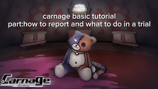 Carnage roblox basics part: how to report a body and what to do in a trial  screenshot 3