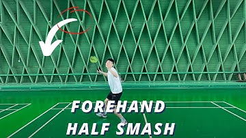 How to hit a PERFECT forehand HALF SMASH (stick smash) | Basic Feather & Morten Frost