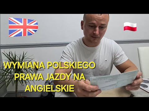 WYNIANA POLSKIEGO PRAWA JAZDY NA ANGIELSKIE