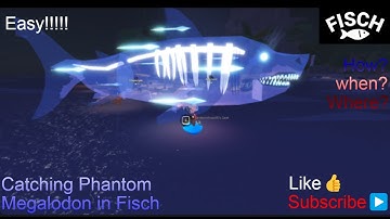 How To Spawn A Phantom Megalodon!!#fisch #roblox #gameplay