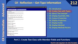 C# Reflection Assembly Info | Part 2 - Class in DLL Assembly | C# Advanced #212