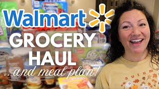 ✨NEW✨ WALMART GROCERY HAUL | FAMILY OF FIVE | GROCERY HAUL + MEAL PLAN