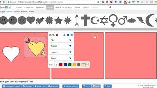 How to Create Valentine's Day Cards on Storyboard That screenshot 5