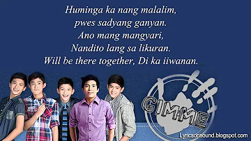 Gimme 5  'Pag Kasama Ka Lyrics