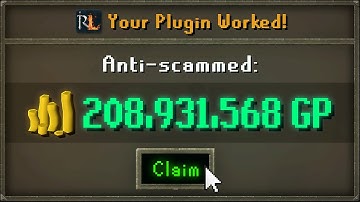 We Made A RuneLite Plugin That Scams Scammers