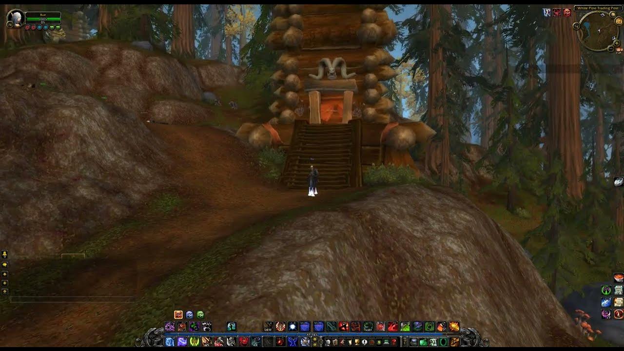 White Pine Trading Post Location, WoW Wotlk (Grizzly Hills) YouTube