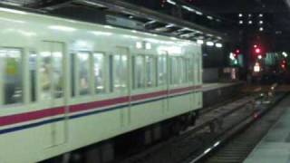 京王電鉄6000系 6017F 東府中駅入線~発車