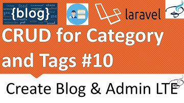 Laravel - Create Blog and Admin Panel |  CRUD for Category and Tags #10