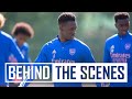 Balogun, Martinelli, & Nketiah with some top finishes | Behind the scenes at Arsenal training centre