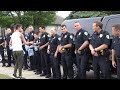 18 of His Late Dad's Fellow Officers Surprise Teen at Party