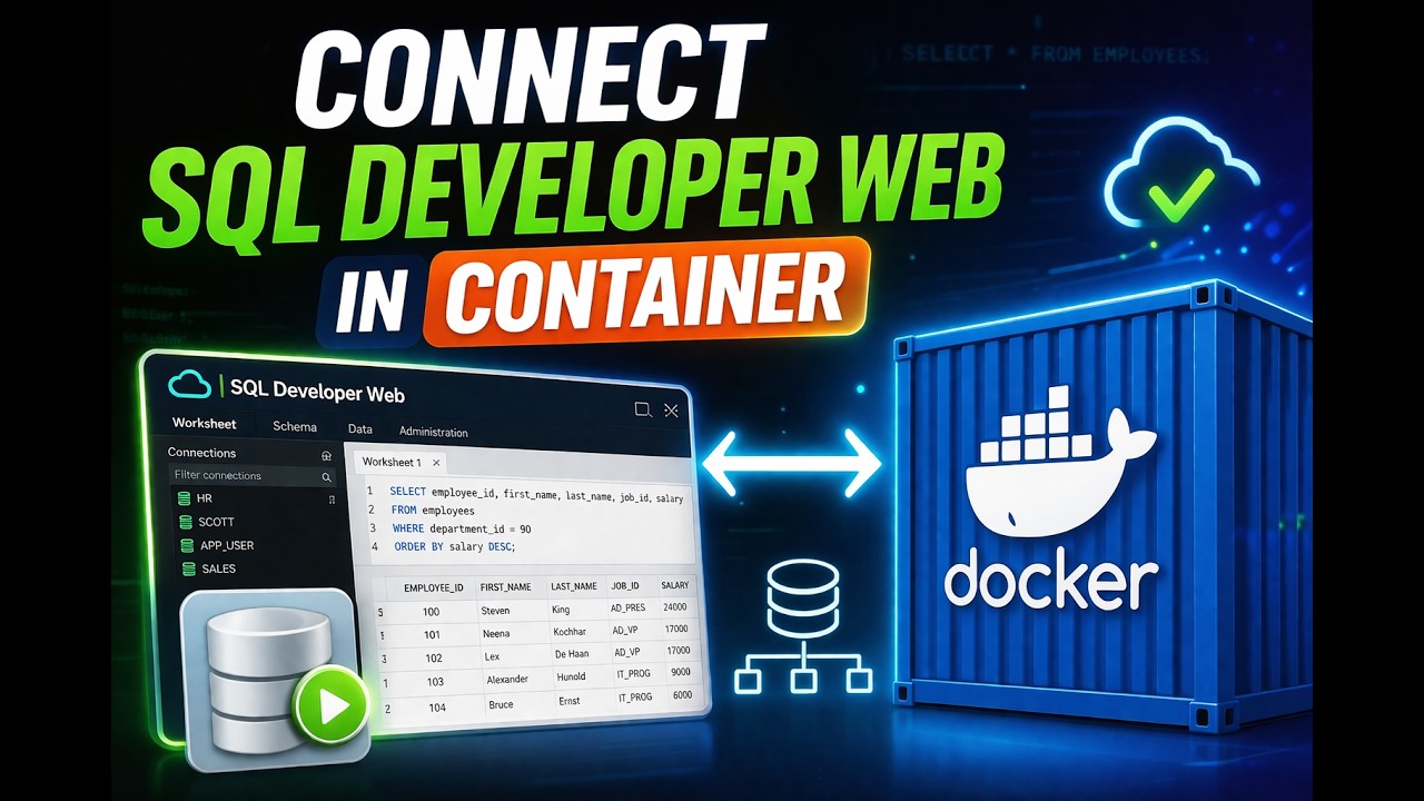 Connect Sql Developer web to APEX Docker Container [No Sound] - YouTube