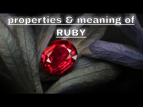 Video: Ruby Stone: Magical And Healing Properties