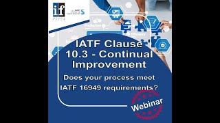 Does your continual improvement process meet IATF 16949 requirements?