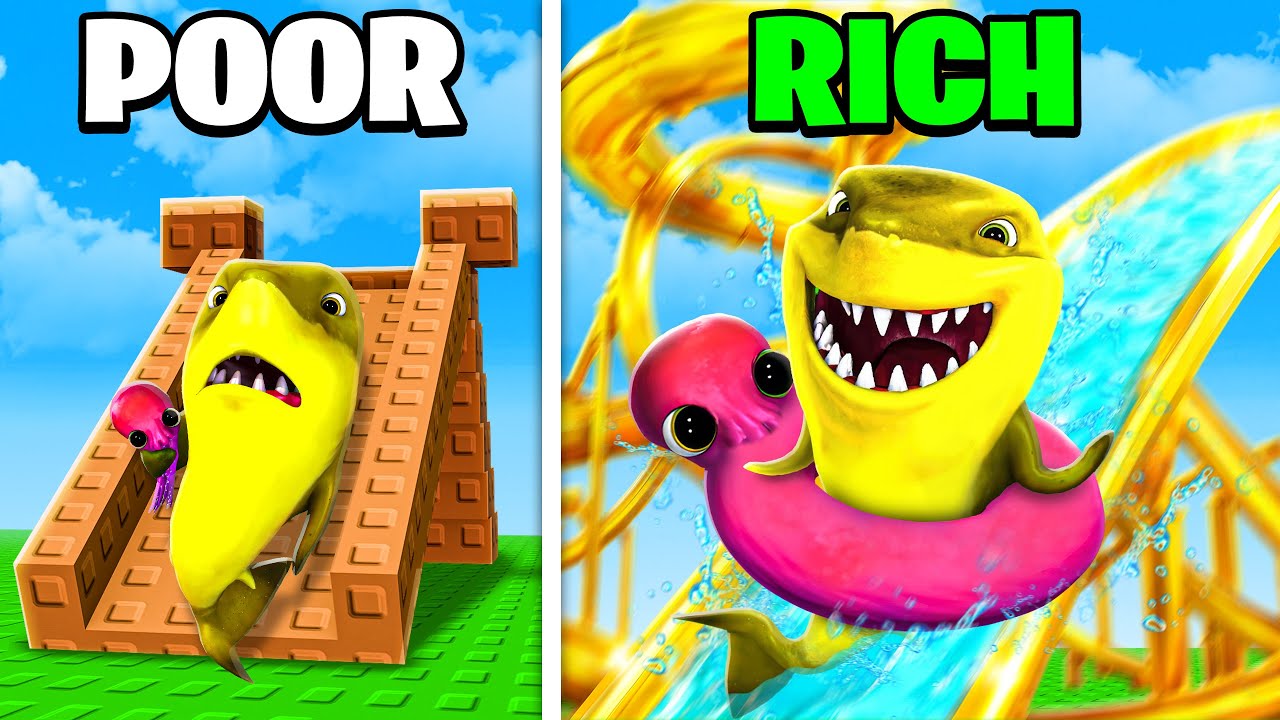 Spending $895,472,682 To Build The BIGGEST WATER SLIDE In Roblox..