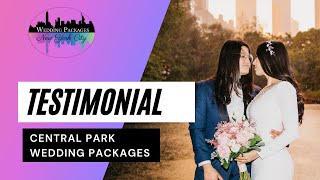 Central Park Wedding Testimonial | Lesbian Wedding in New York | Wedding Packages NYC