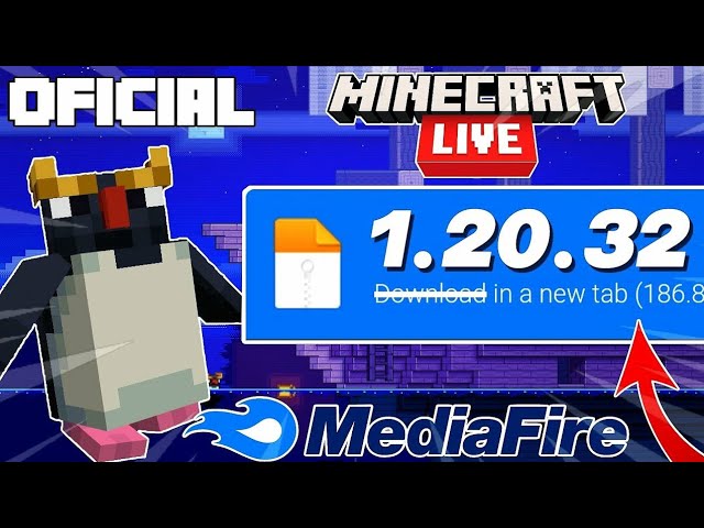 MINECRAFT 1.20.32 — NOVA VERSÃO! DOWNLOAD MEDIAFIRE NOS COMENTÁRIOS! (