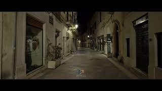 Centro storico di Lecce, 28 Aprile 2020. Riprese video Roberto Leone Airfilm s.r.l.