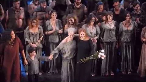Curtain Call in Norma with Sondra Radvanovsky, Joy...