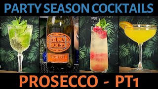 3 Prosecco Cocktails Recipes - pt1 (Sparkling Wine Cocktail)