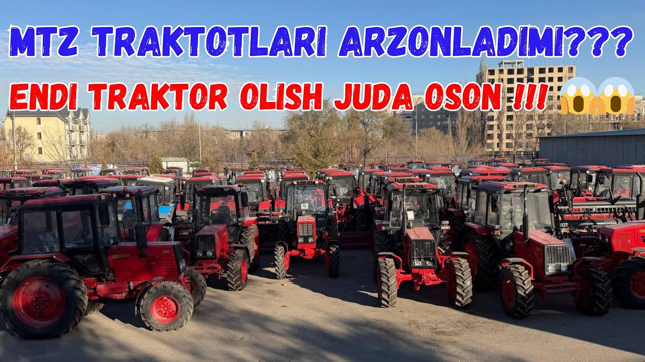 MTZ traktorlari arzonlaydimi??? 🧐🧐2025-yil obzori…