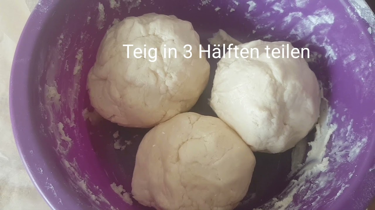 Mandel Nougat Hörnchen Rezept/Almond Nougat Croissants Recipe