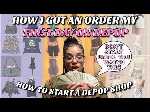 How To Start A Depop Shop (FOR BEGINNERS) the formula to sales u0026 followers