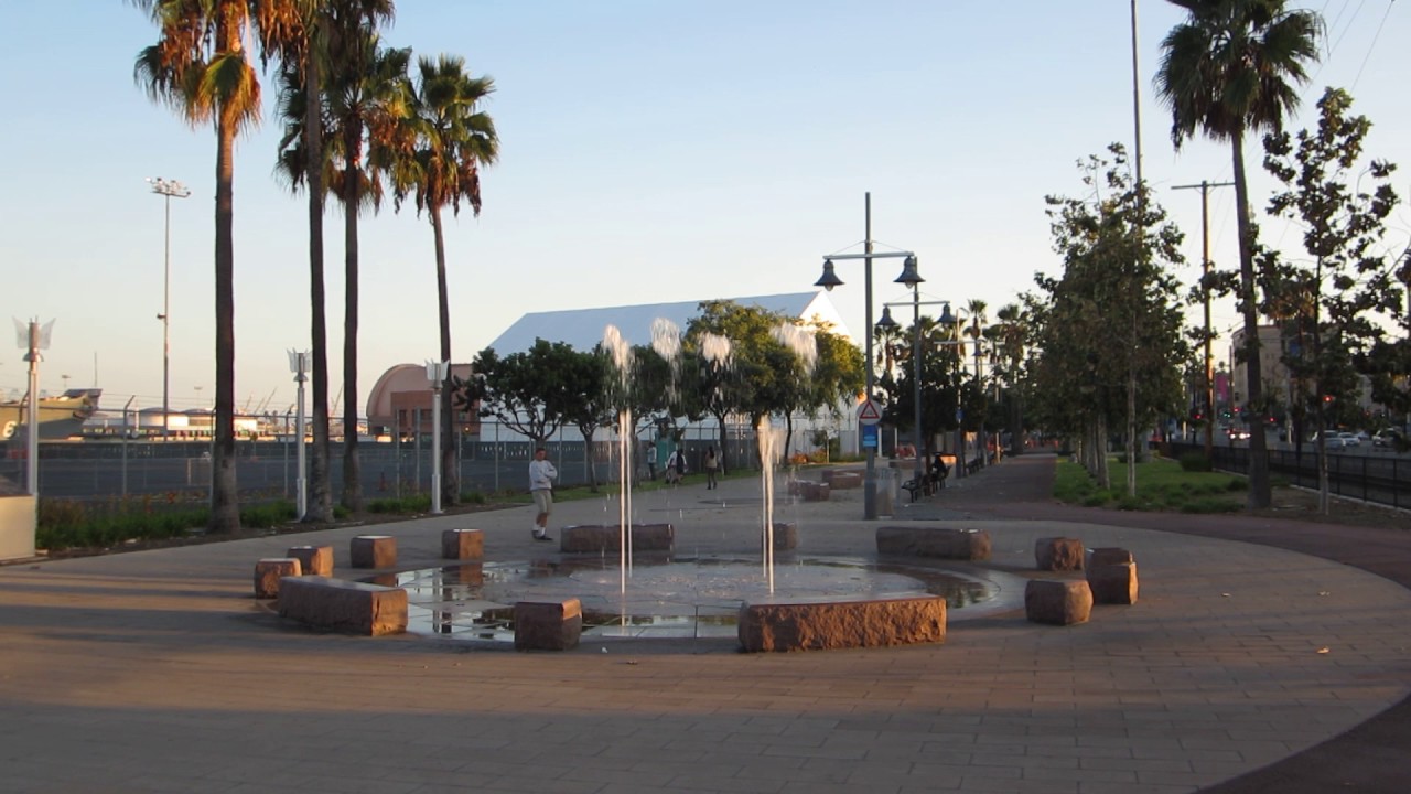 Fanfare at San Pedro Gateway Small fountain YouTube