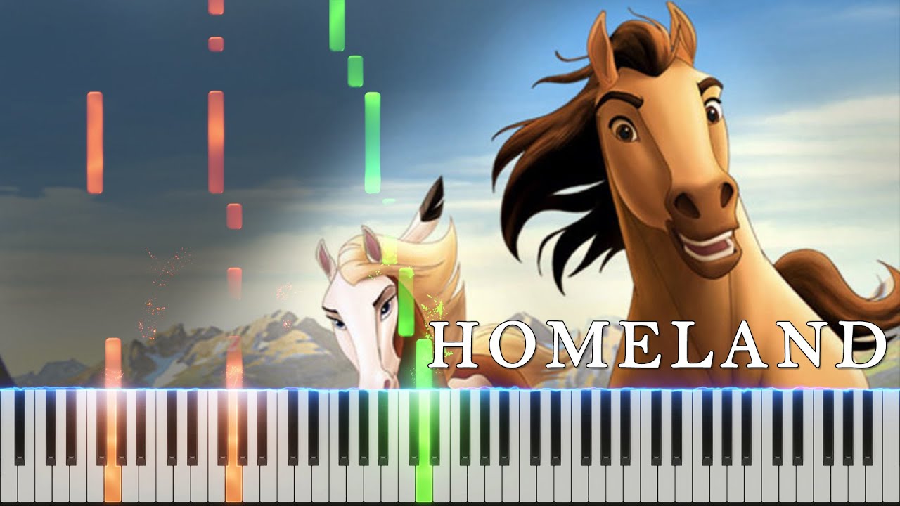 Homeland - Spirit: Stallion of the Cimarron • Piano tutorial