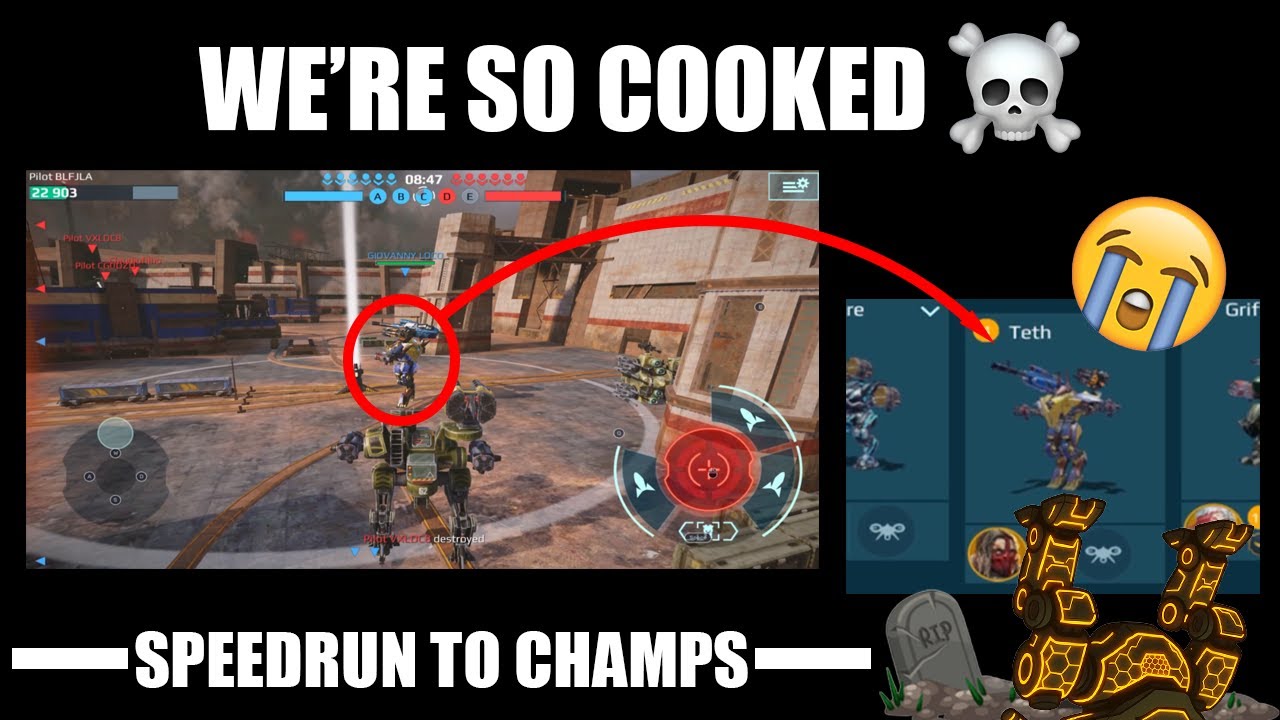 Samjok and Teth in PRIVATE LEAGUE ☠️ (#2) | War Robots Speedrun