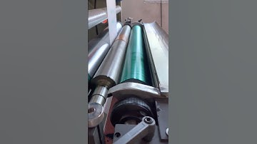 Printed on paper 2 colors flexo printer magnetic powder manual tension control edge correction