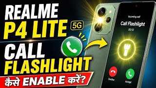 Realme P4 lite 5G me call flash kaise enable kare || how to enable call flash on Realme P4 lite 5G|