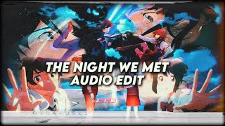 ☆ the night we met ☆[ Edit  ] Resimi