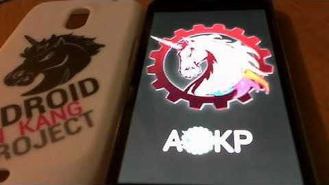 AOKP bootanimation new logo (unofficial)