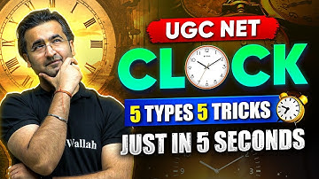 UGC NET Reasoning Tricks | NTA NET Clock Reasoning Tricks UGC NET Paper 1 - Clock Tricks Questions