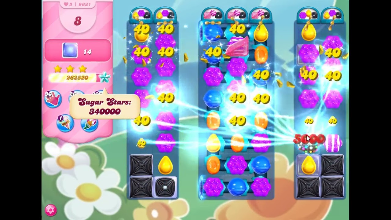 Candy Crush Saga Level 9631 - NO BOOSTERS | SKILLGAMING ✔️ - YouTube