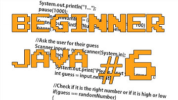 Beginner Java #6 : Scanner Input