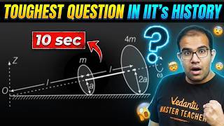 Fastest Trick To Solve Jee Advanced 2016 Question Of Rotational Motion 😱 | Vinay Shur Sir