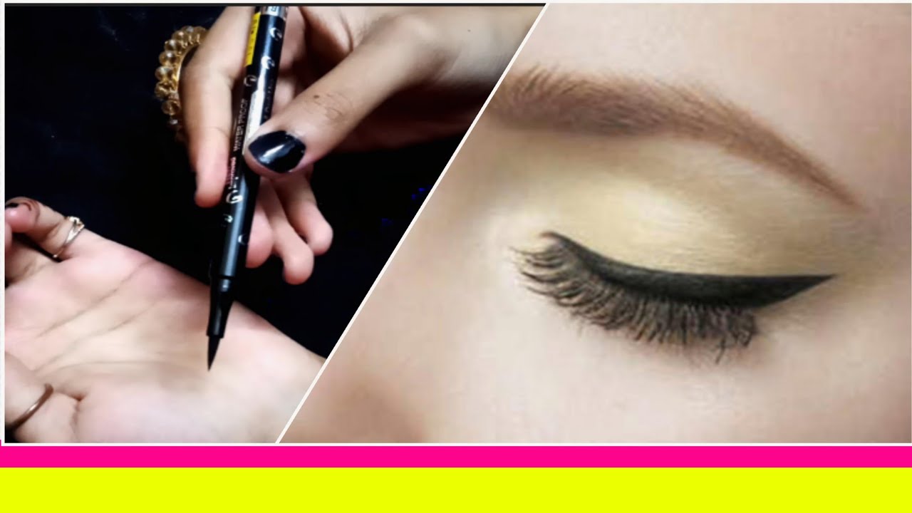 Plantilla eyeliner casera