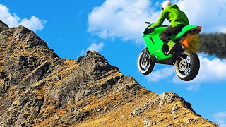 WORLDS BIGGEST 100 MILE JUMP! (GTA 5 Funny Moments) WORLDS BIGGEST 100 MILE JUMP! (GTA 5 Funny Moments)
