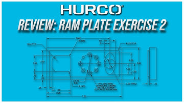Exercise 2: Ram Plate | Hurco Mill Intro Training Course