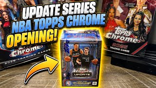 New Topps Chrome Nba Update Series Blaster Box Opening Did We Pull A Monster Hit?