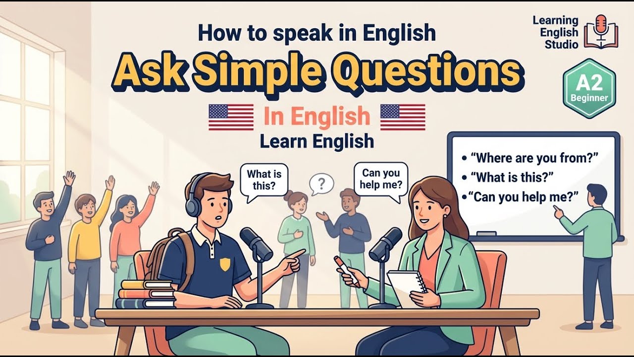 How to Ask Simple Questions in English | English Practice | learn ...