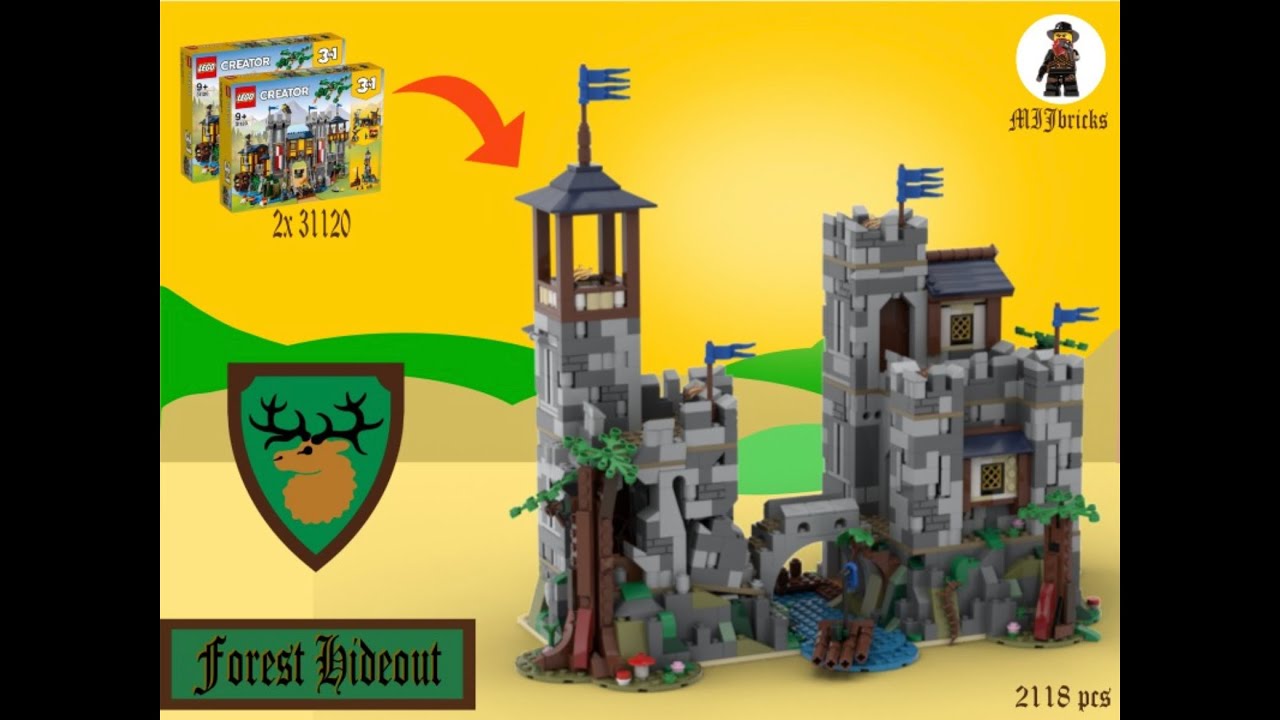 LEGO MOC-211462 Forest Hideout (2x 31120) by MIJbricks