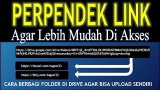Perpendek Link dan Berbagi Folder di Drive