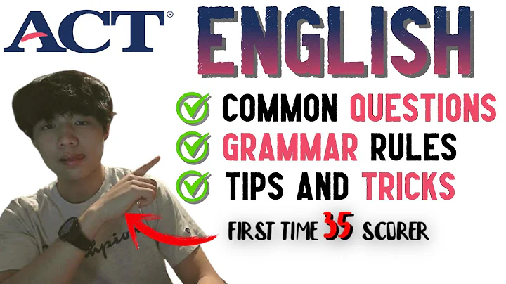 ACT English Guide 2025 (grammar rules, tips and strategies) from an actual student!